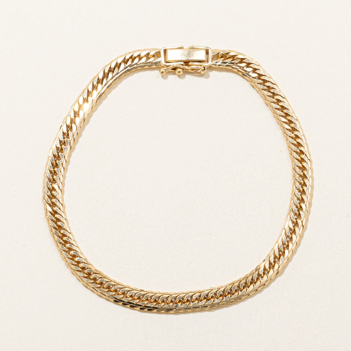 Japanese 18k Yellow Gold Bracelet | 7.5