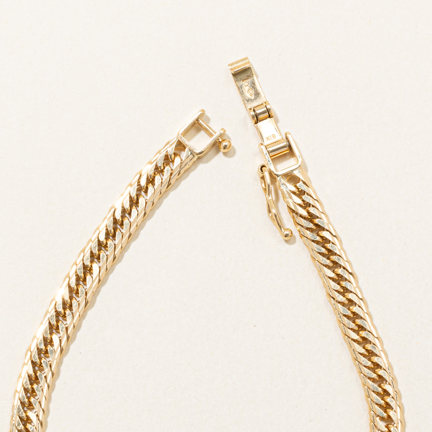 Japanese 18k Yellow Gold Bracelet | 7.5" |