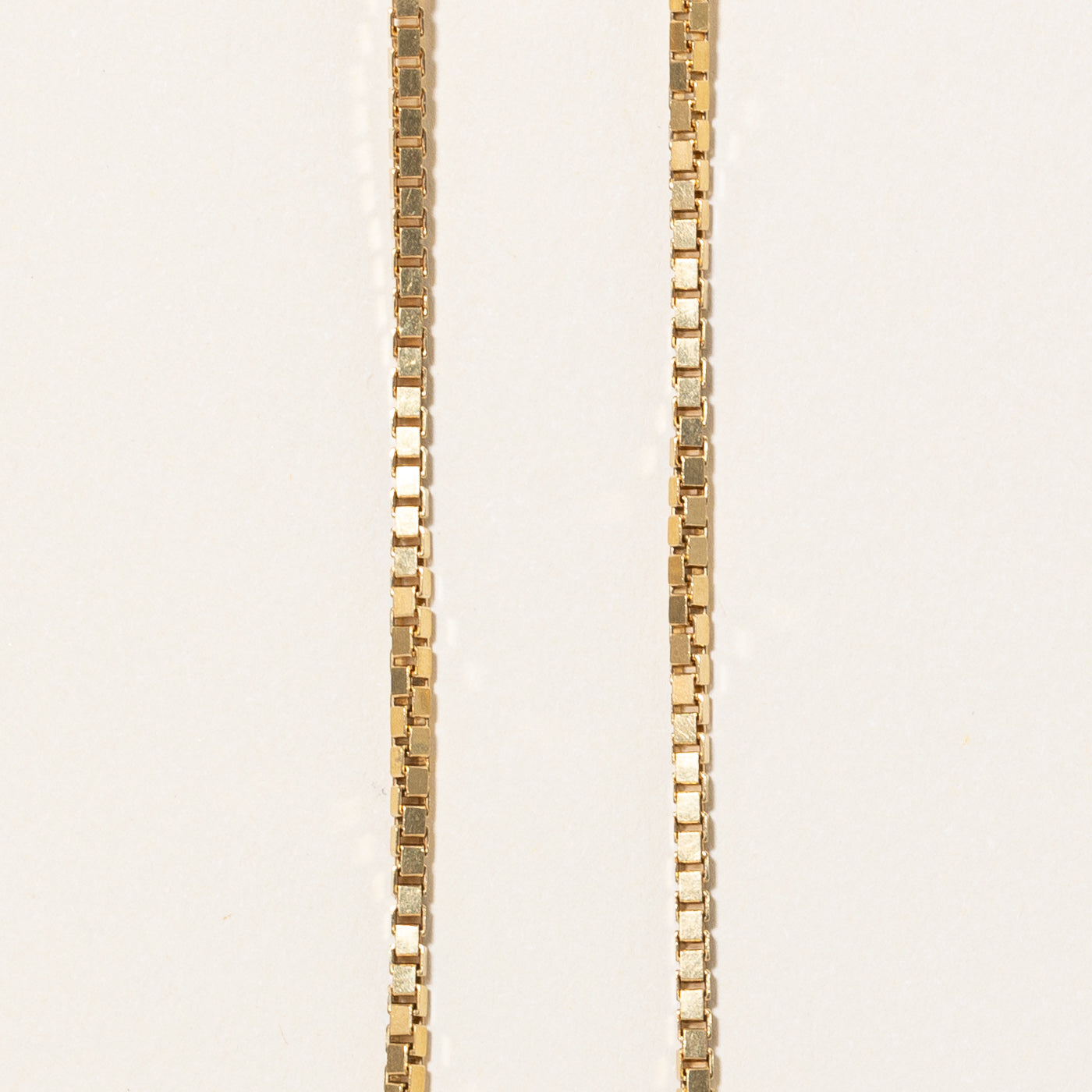 18k Yellow Gold Box Chain | 13" |