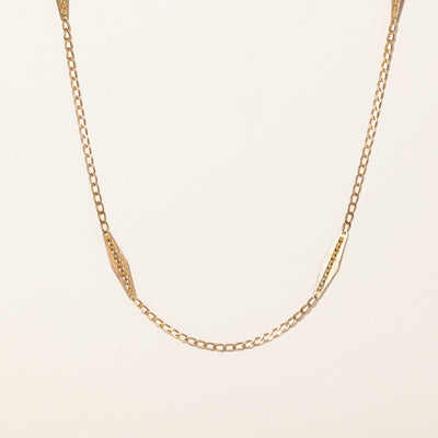 10k Yellow Gold Necklace | 24