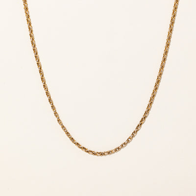 15k Yellow Gold Necklace | 19