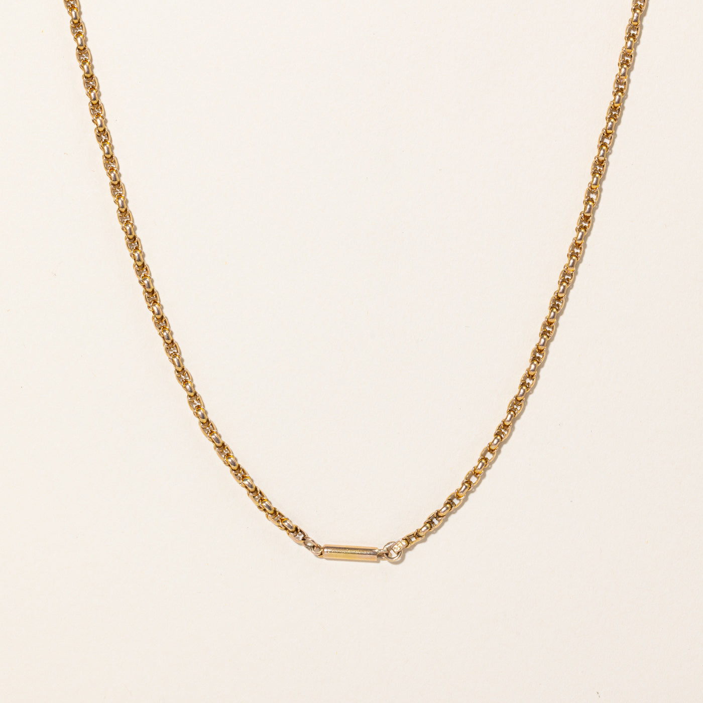 15k Yellow Gold Necklace | 19" |