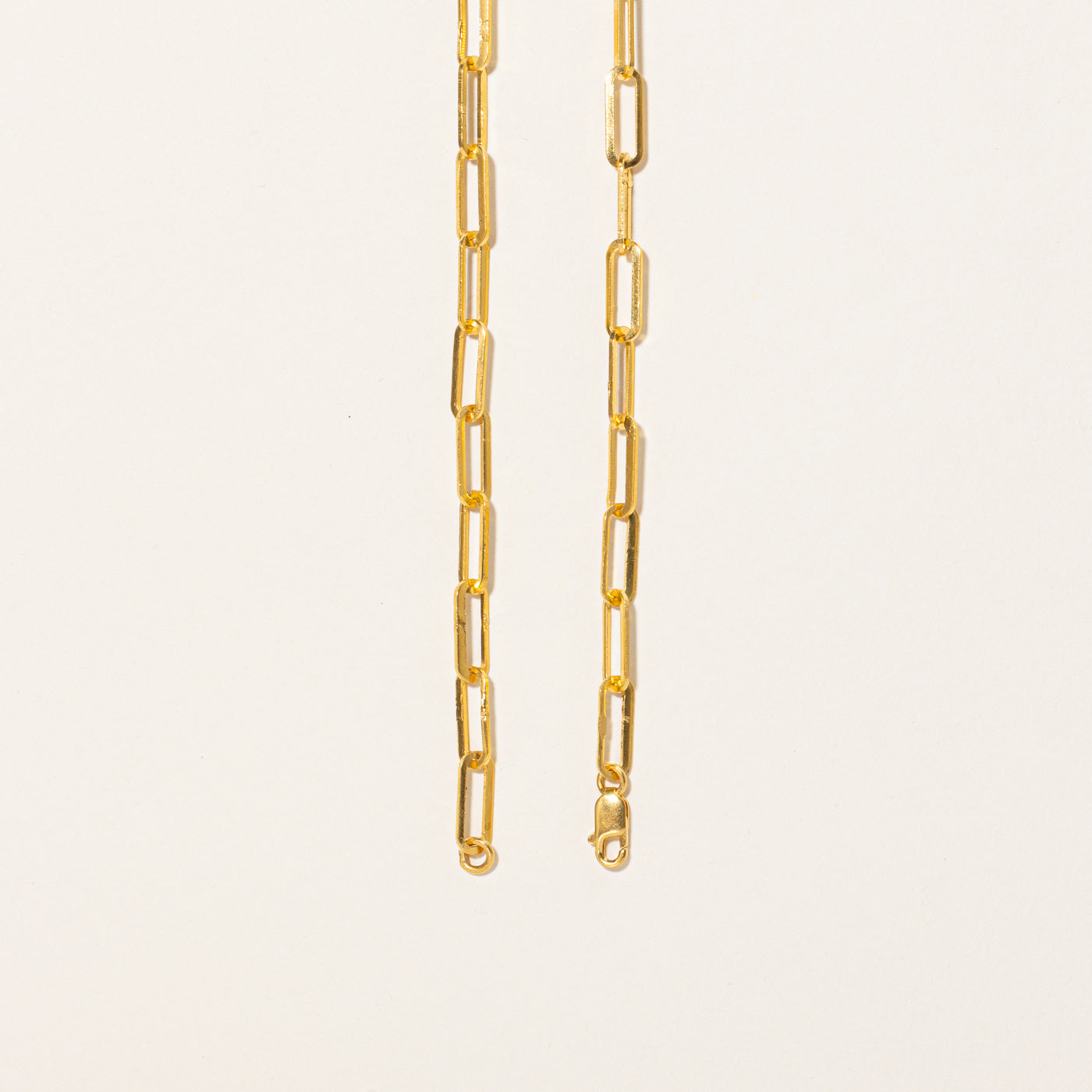 22k Yellow Gold Paperclip Chain | 24" |