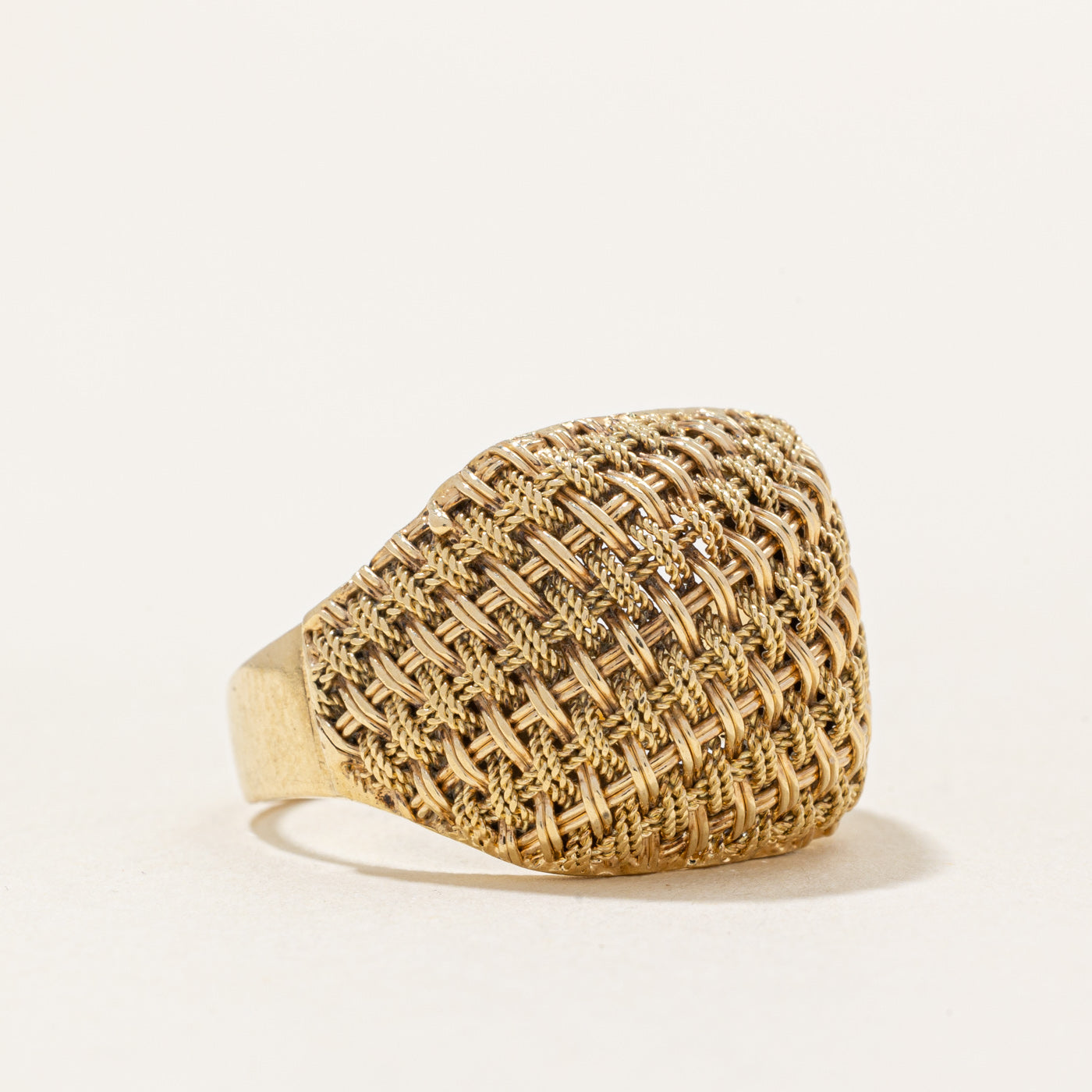 14k Yellow Gold Woven Ring | SZ 6.75 |