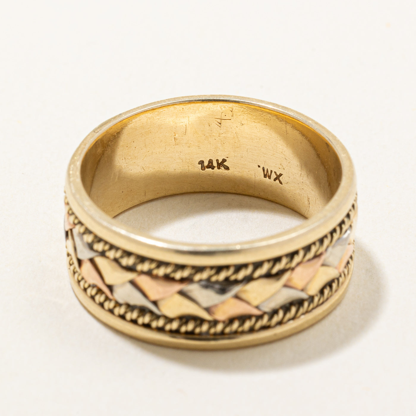 14k Tri Tone Gold Ring | SZ 7.75 |