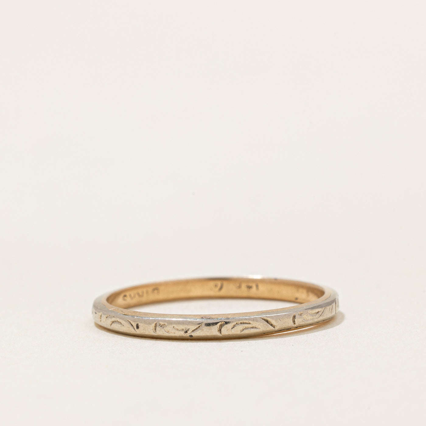Birks' 14k Two Tone Gold Ring | SZ 6.25 |