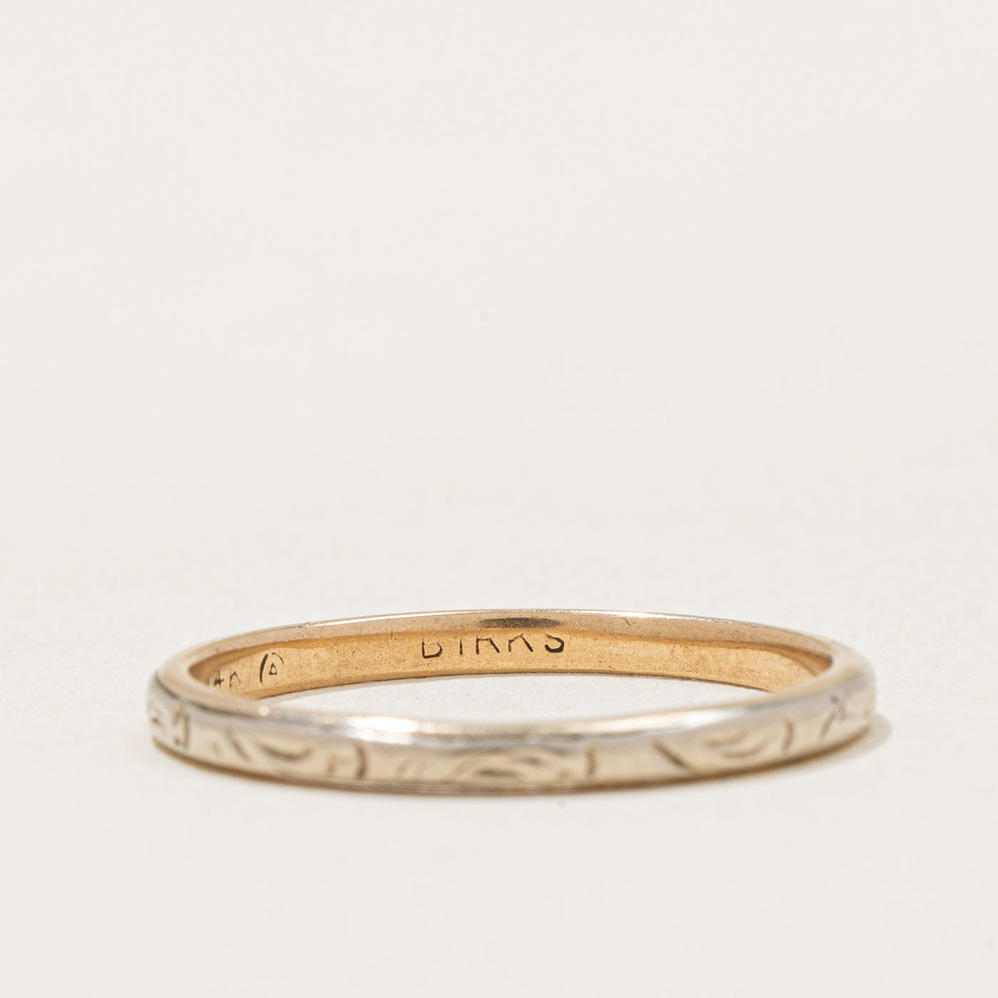 Birks' 14k Two Tone Gold Ring | SZ 6.25 |