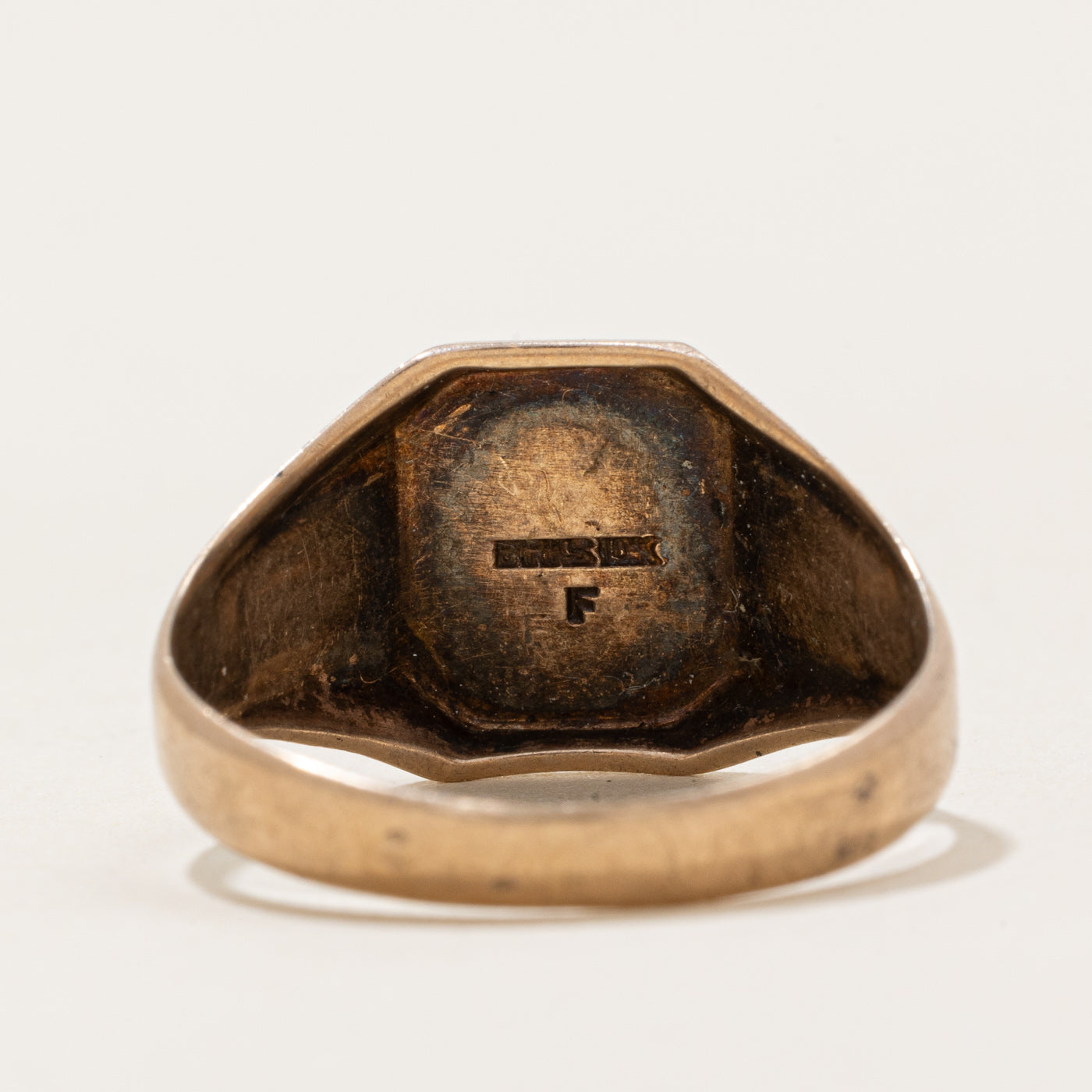 10k Yellow Gold Signet Ring | SZ 8.75 |