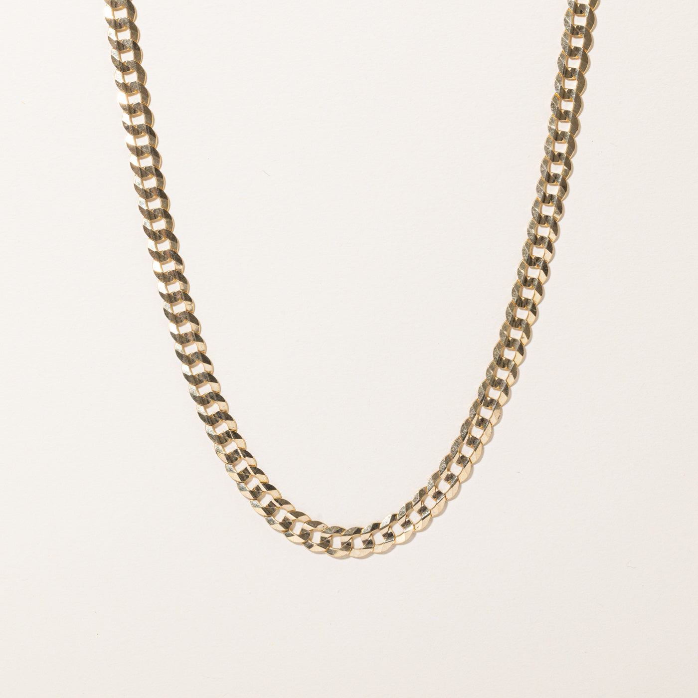 10k Yellow Gold Curb Link Chain | 24" |