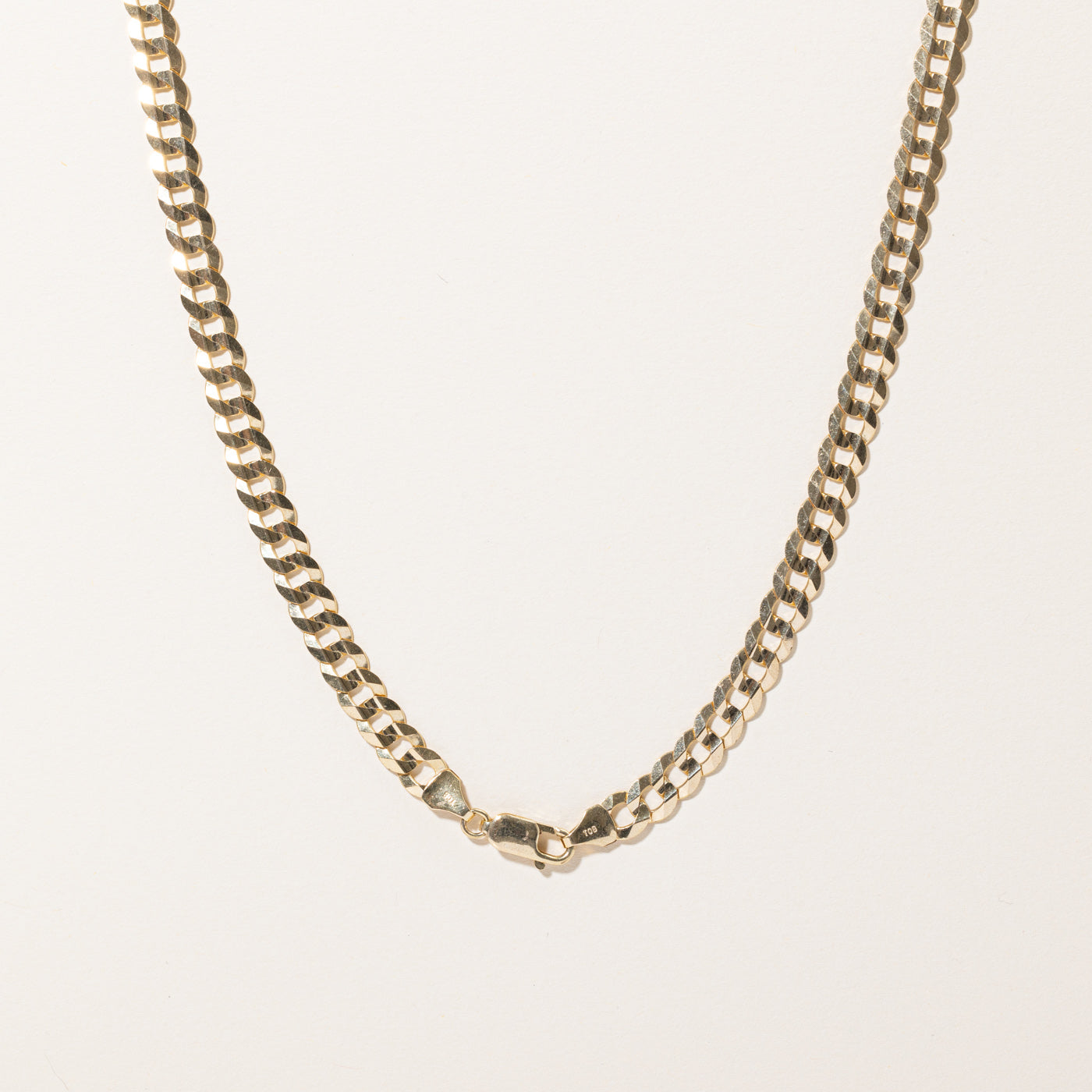10k Yellow Gold Curb Link Chain | 24" |