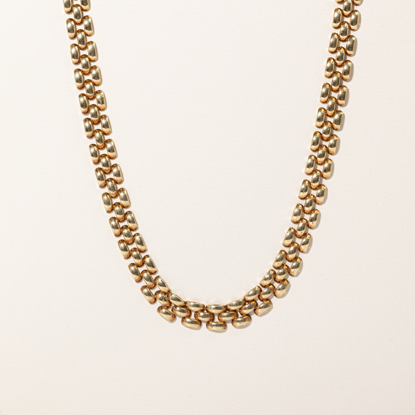 14k Yellow Gold Panther Link Chain | 16" |