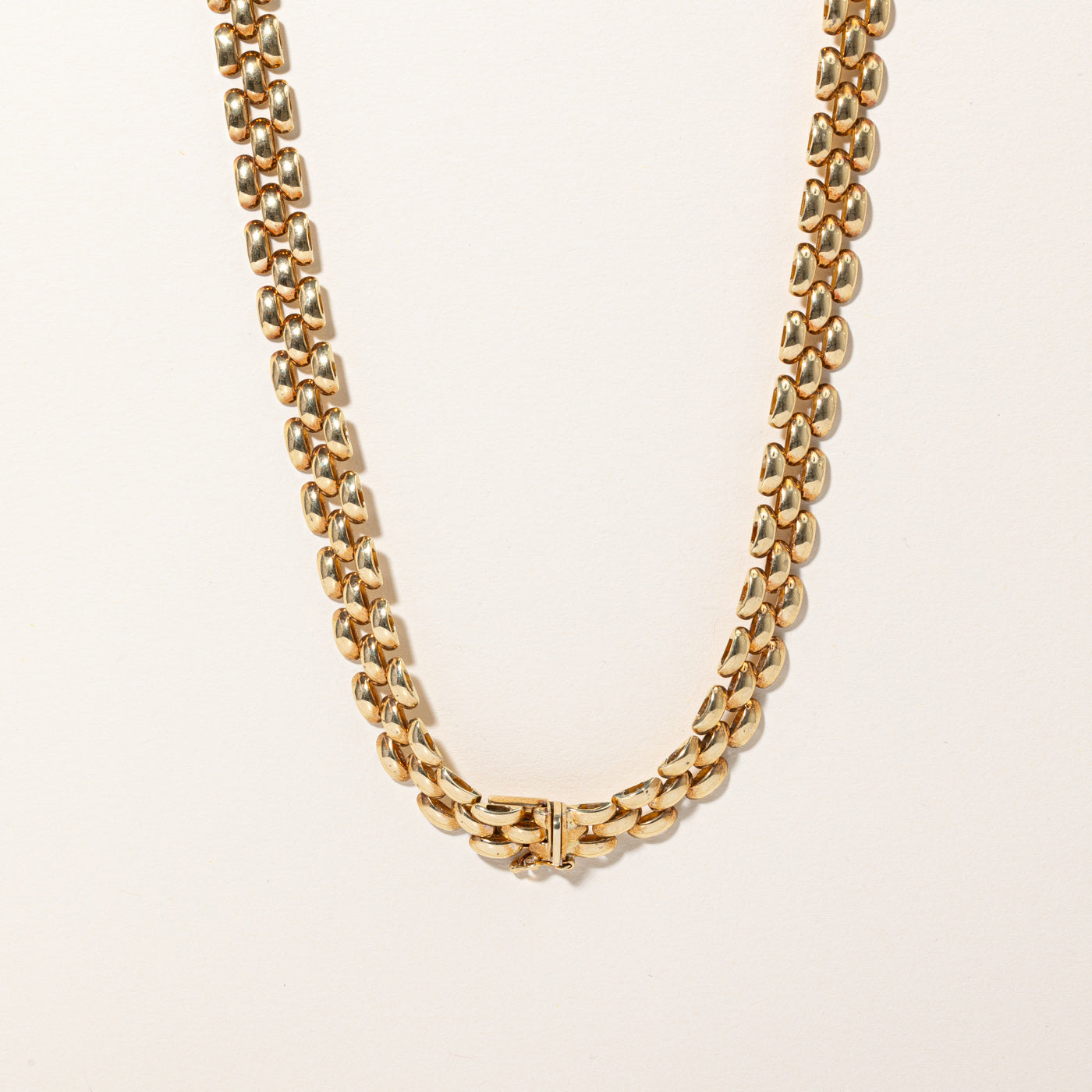 14k Yellow Gold Panther Link Chain | 16" |