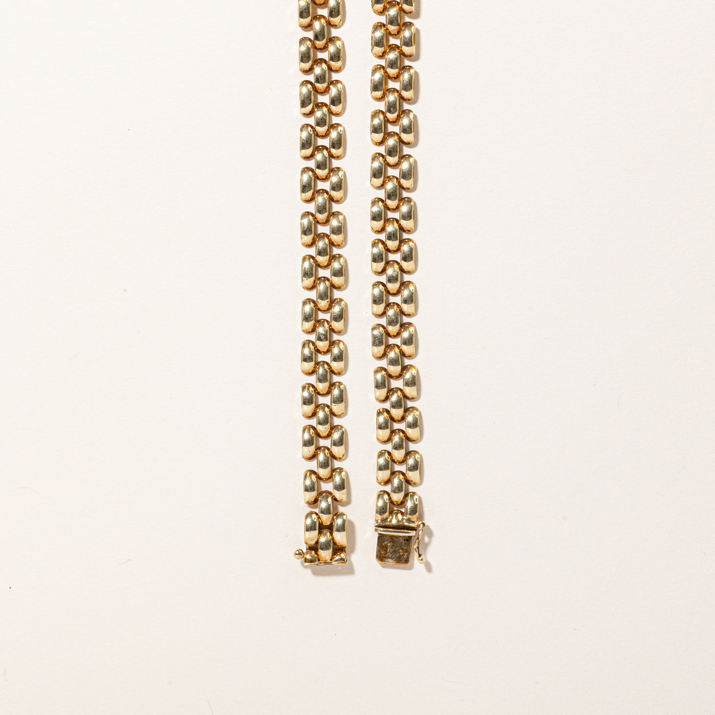 14k Yellow Gold Panther Link Chain | 16" |