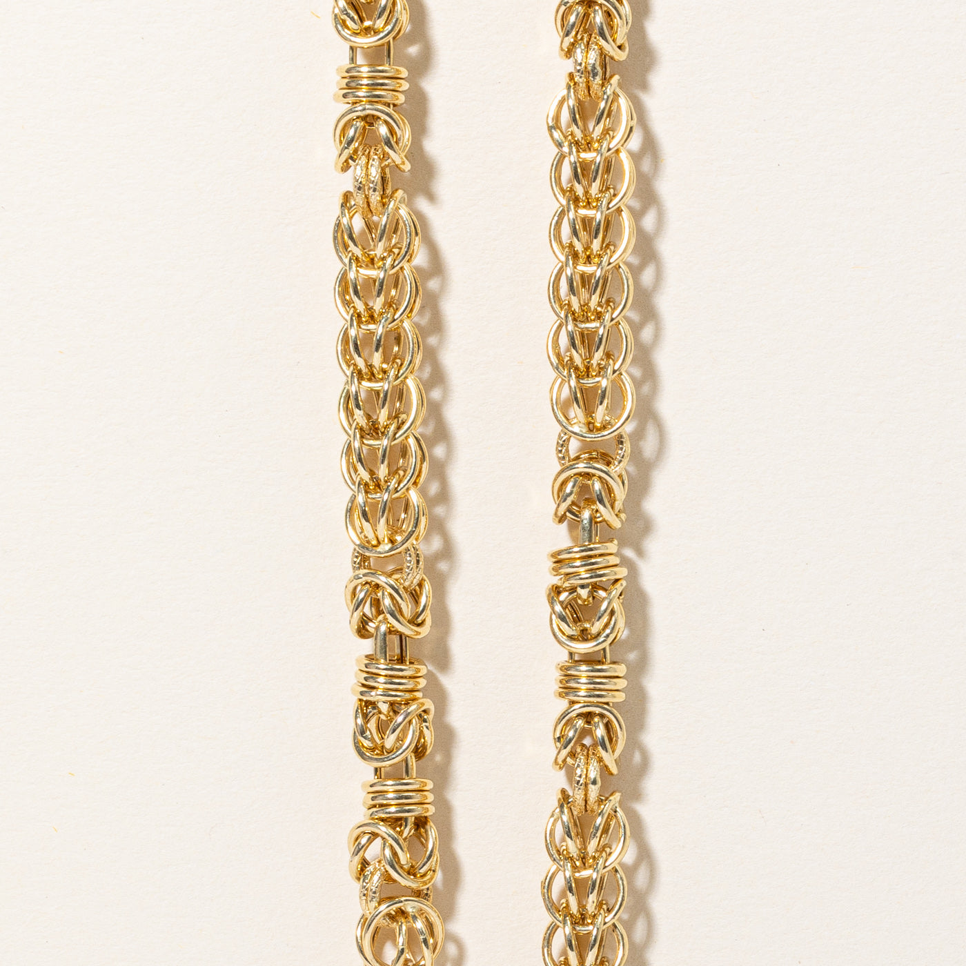 18k Two Tone Gold Necklace | 18" |