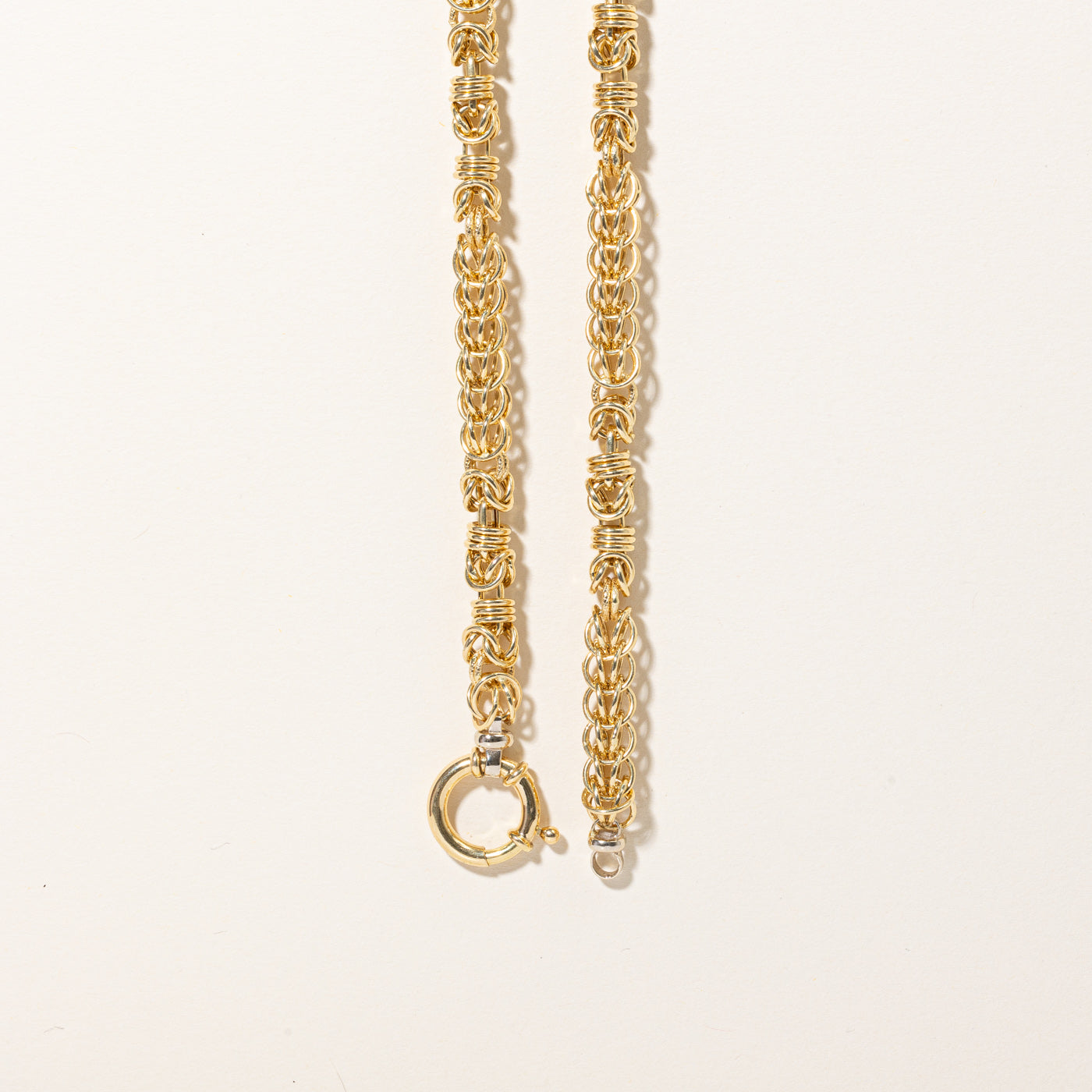 18k Two Tone Gold Necklace | 18" |