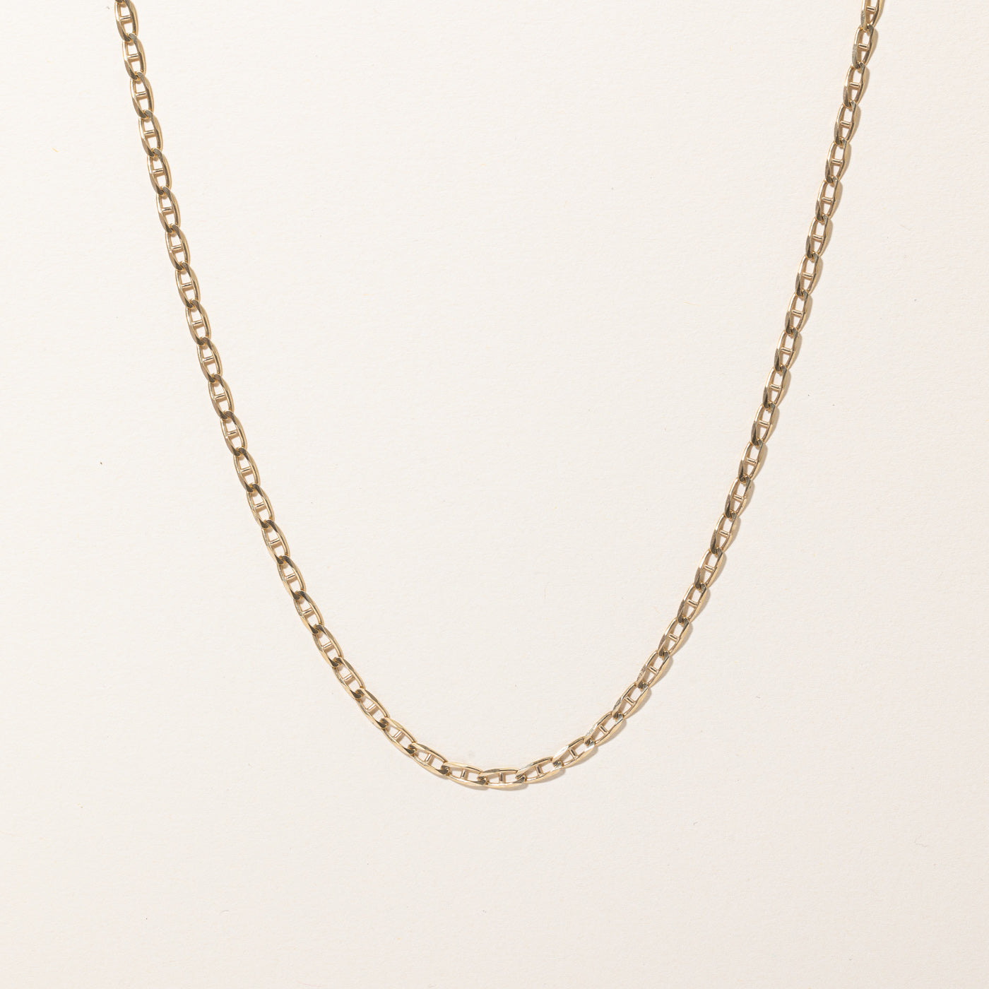 10k Yellow Gold Anchor Link Chain | 18" |