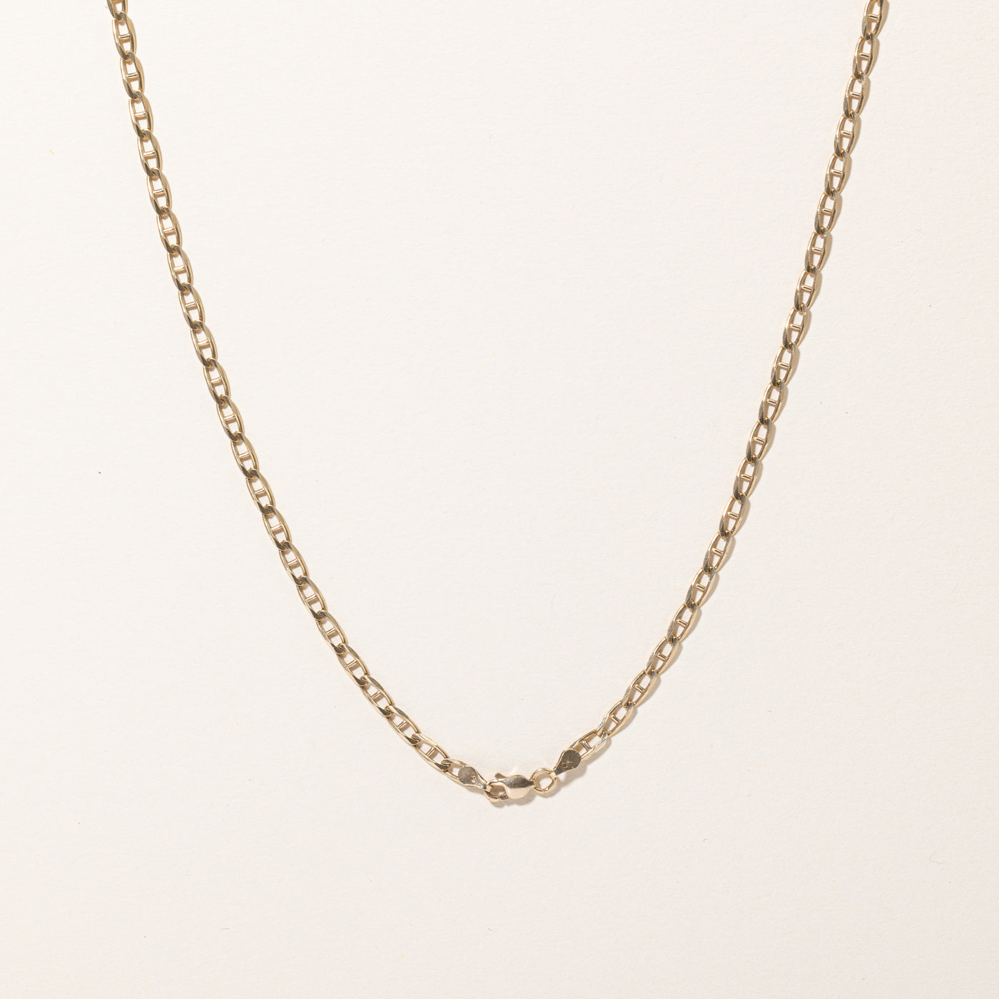 10k Yellow Gold Anchor Link Chain | 18" |