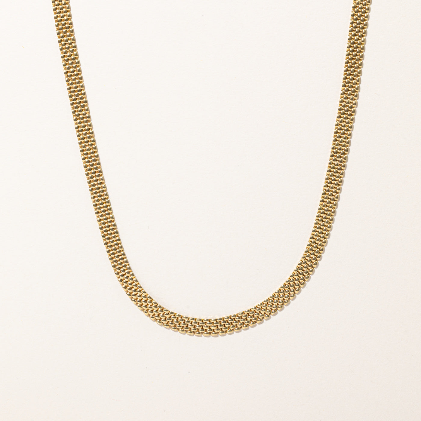 18k Yellow Gold Panther Chain | 16" |