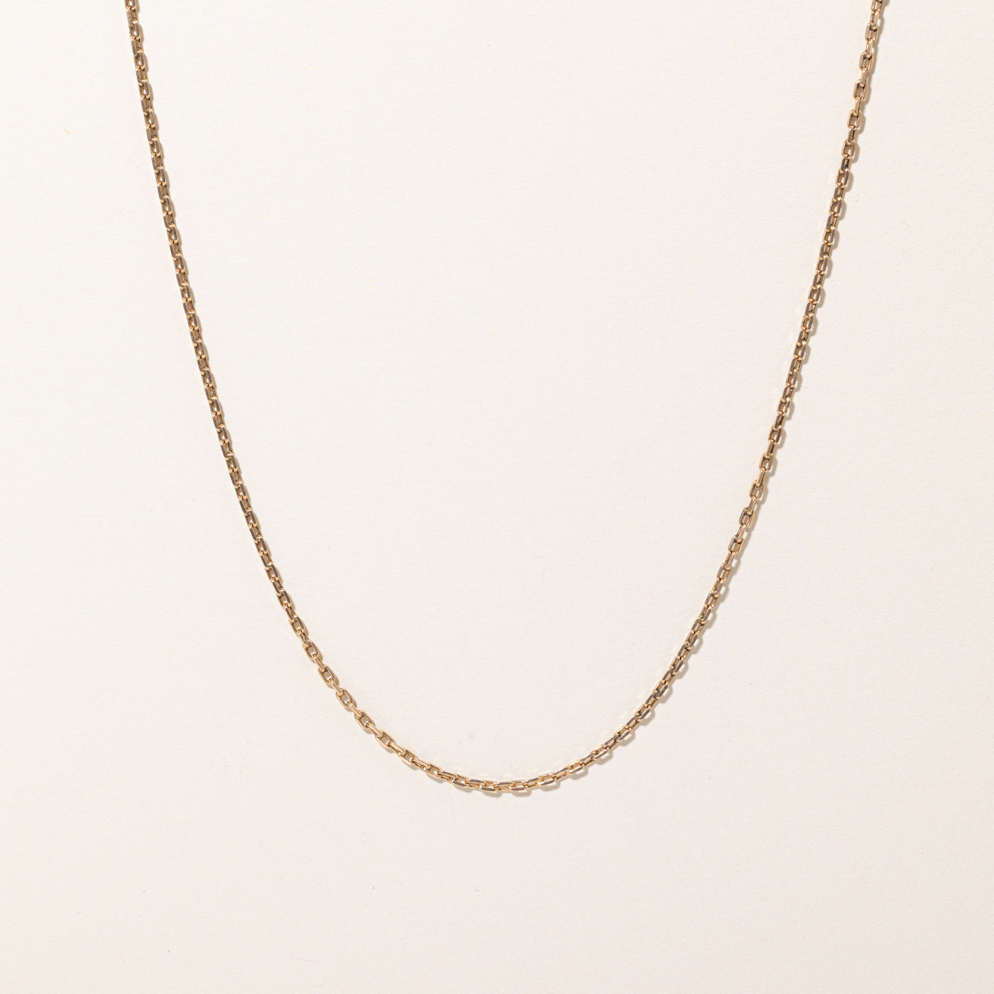 14k Yellow Gold Oval Cable Chain | 29" |