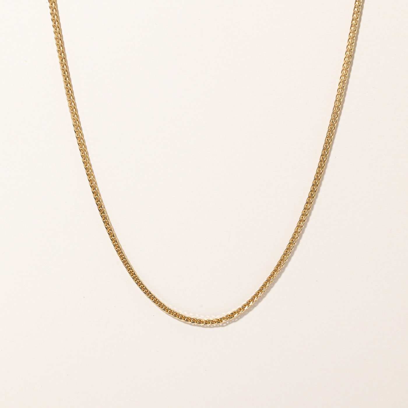 18k Yellow Gold Birdcage Link Chain | 22