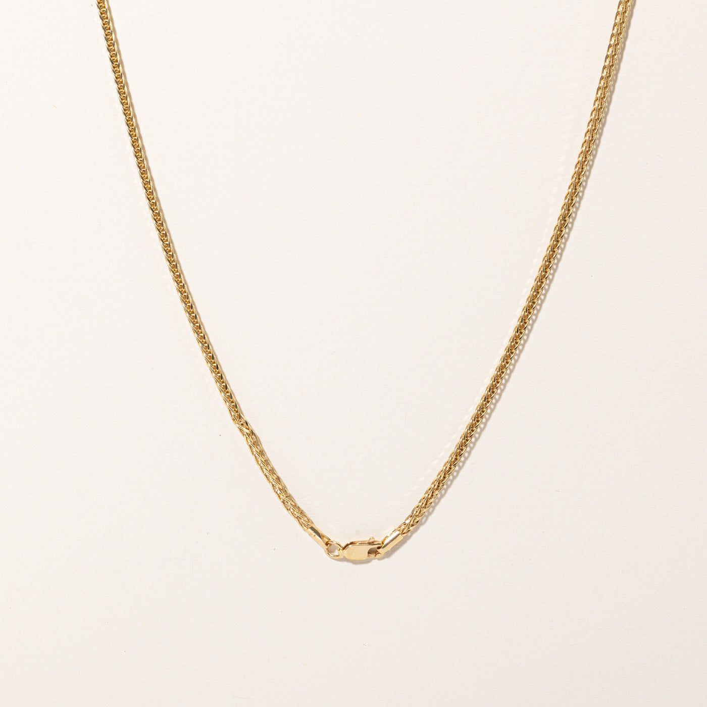 18k Yellow Gold Birdcage Link Chain | 22