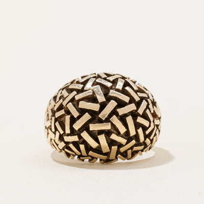 10k Yellow Gold Dome Ring | SZ 7 |