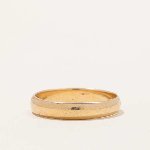 'Birks' 14k Yellow Gold Wedding Band | SZ 10 |