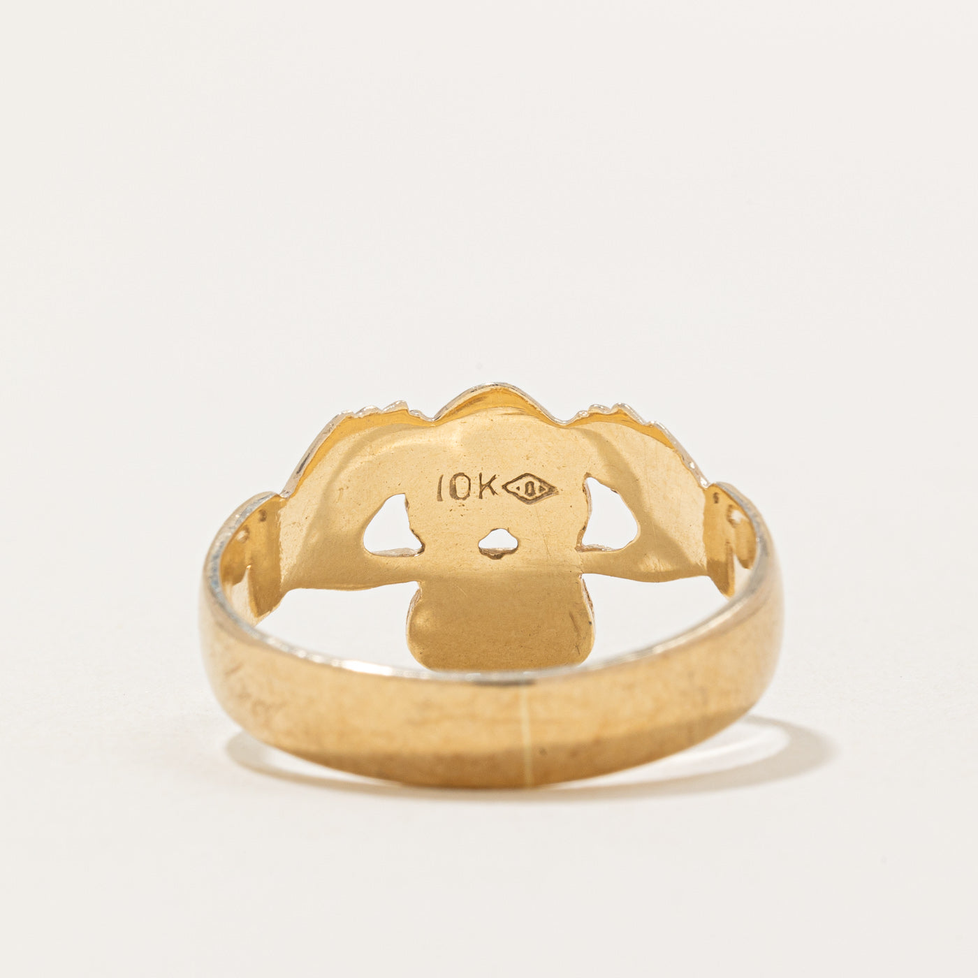 10k Yellow Gold Claddagh Ring | SZ 9.75 |