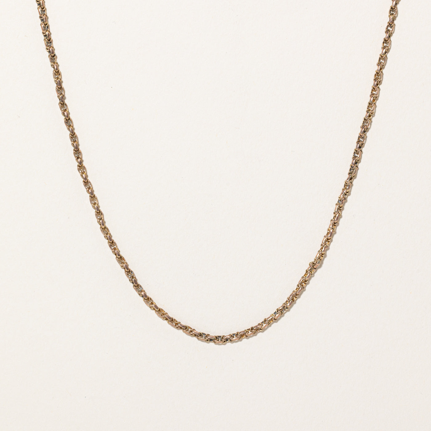 9k Yellow Gold Unique Link Chain | 18" |