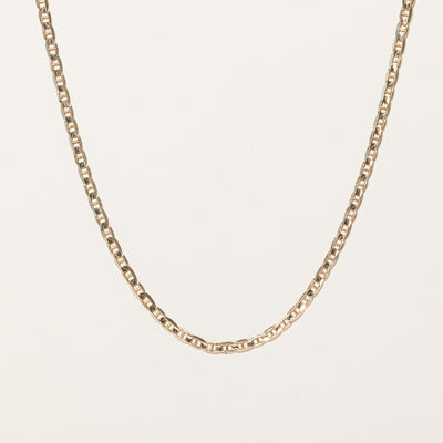 10k Yellow Gold Anchor Link Chain | 20