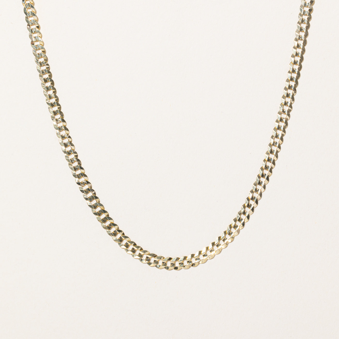 10k Yellow Gold Curb Link Chain | 24" |