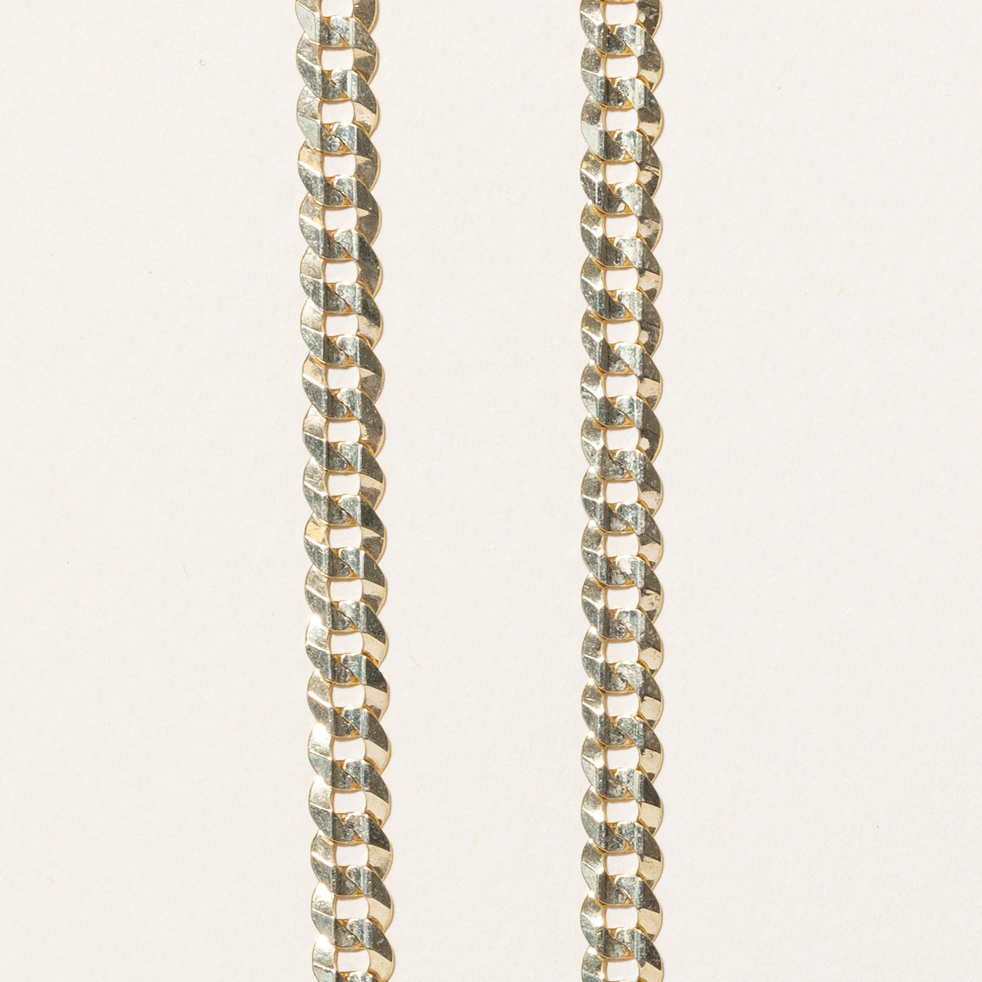 10k Yellow Gold Curb Link Chain | 24" |