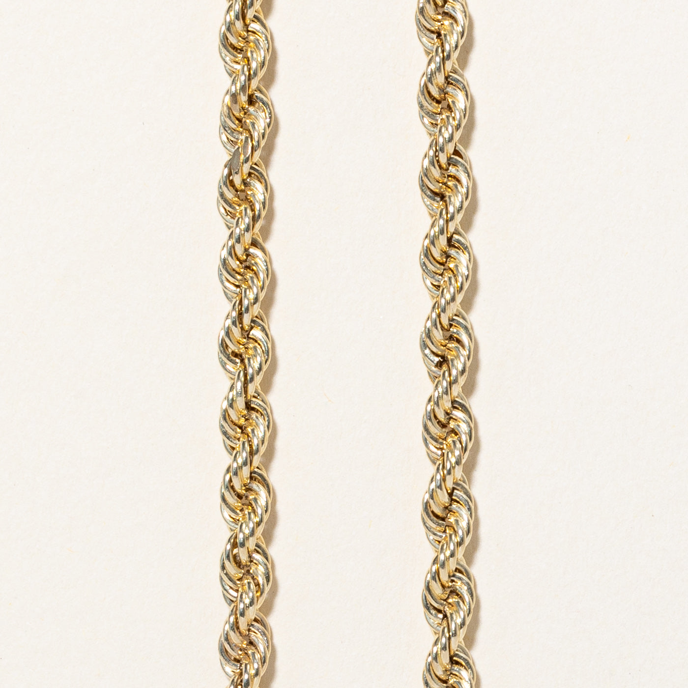 10k Yellow Gold Rope Chain | 18" |
