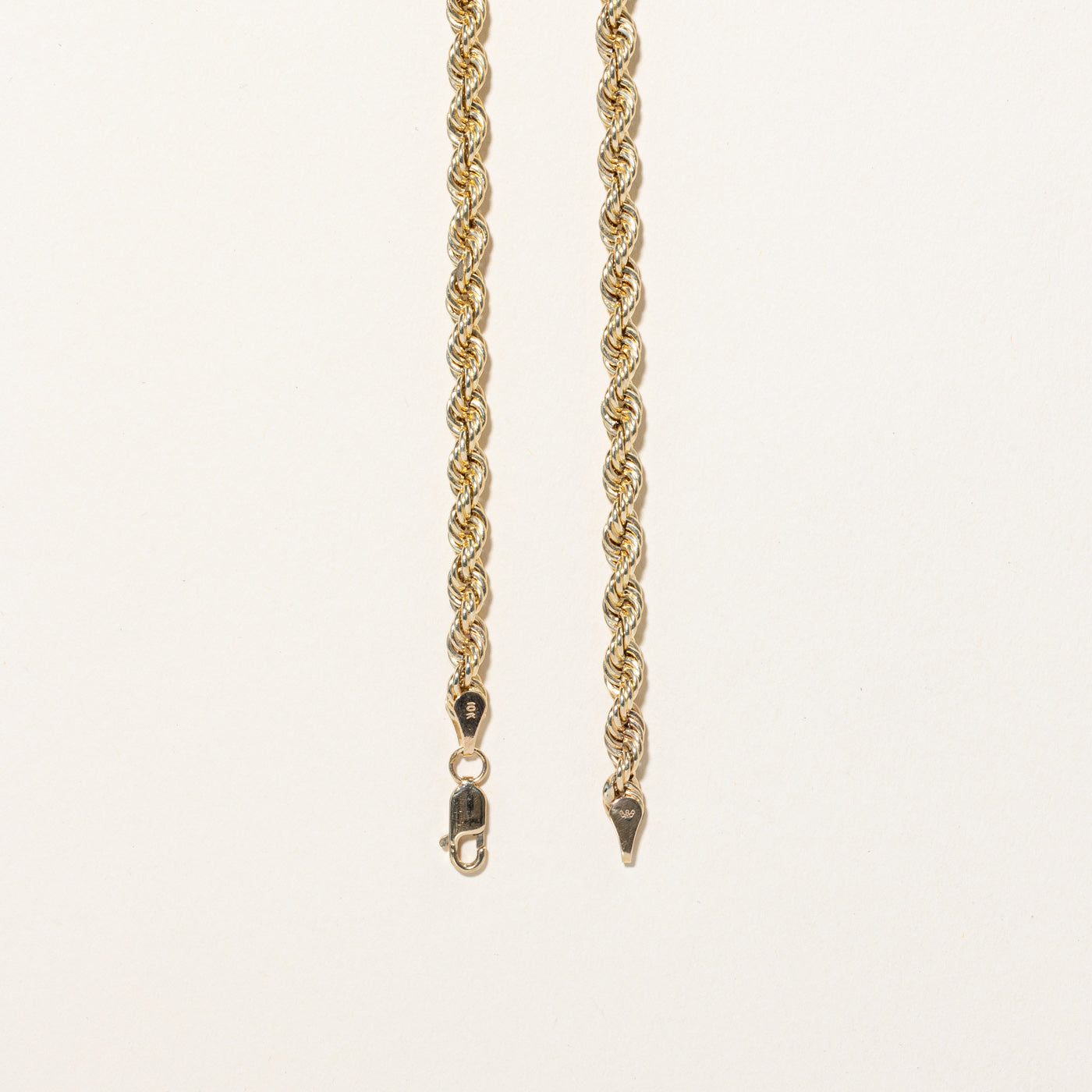 10k Yellow Gold Rope Chain | 18" |