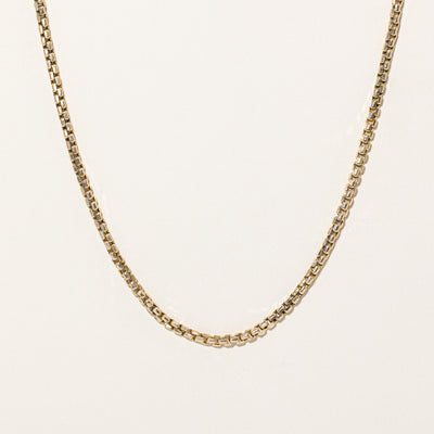 14k Yellow Gold Boston Link Chain | 23