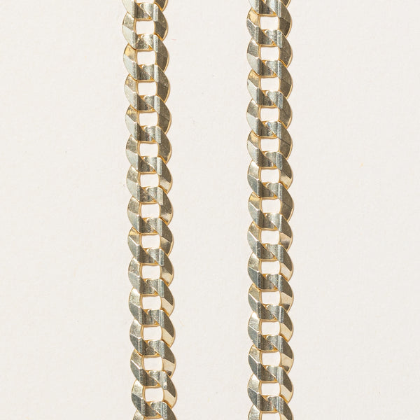 10k Yellow Gold Curb Link Chain | 25