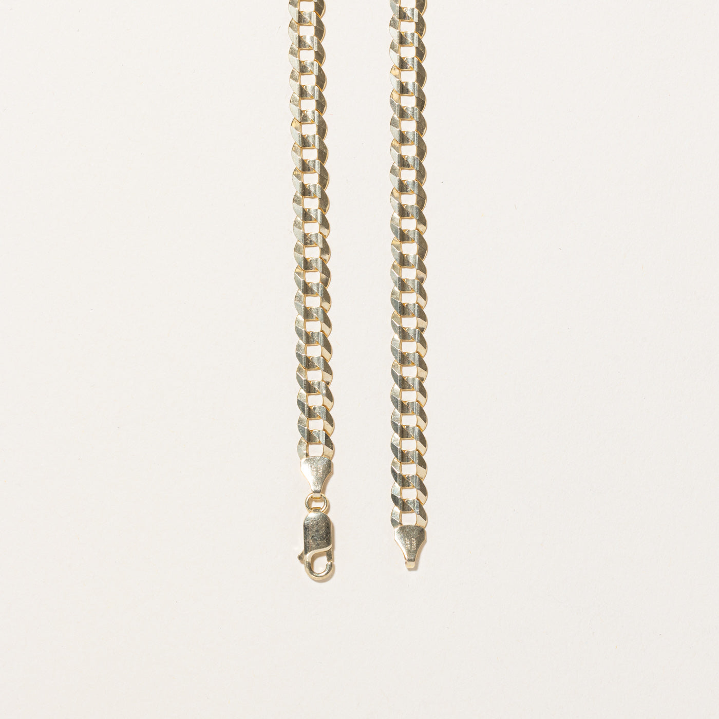 10k Yellow Gold Curb Link Chain | 25