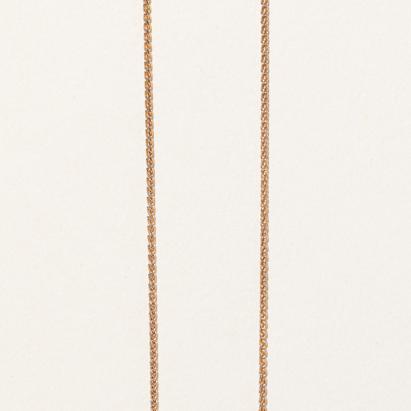 Chaîne blé en or jaune 10 carats | 50 cm | 
