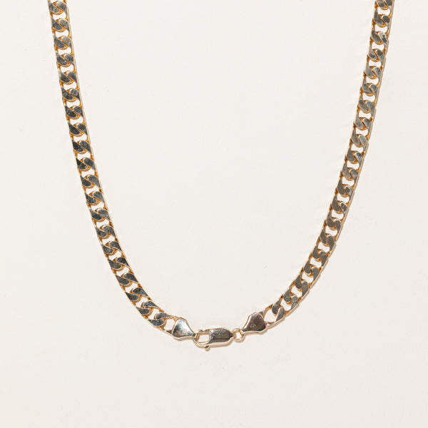 10k Yellow Gold Curb Link Chain | 23