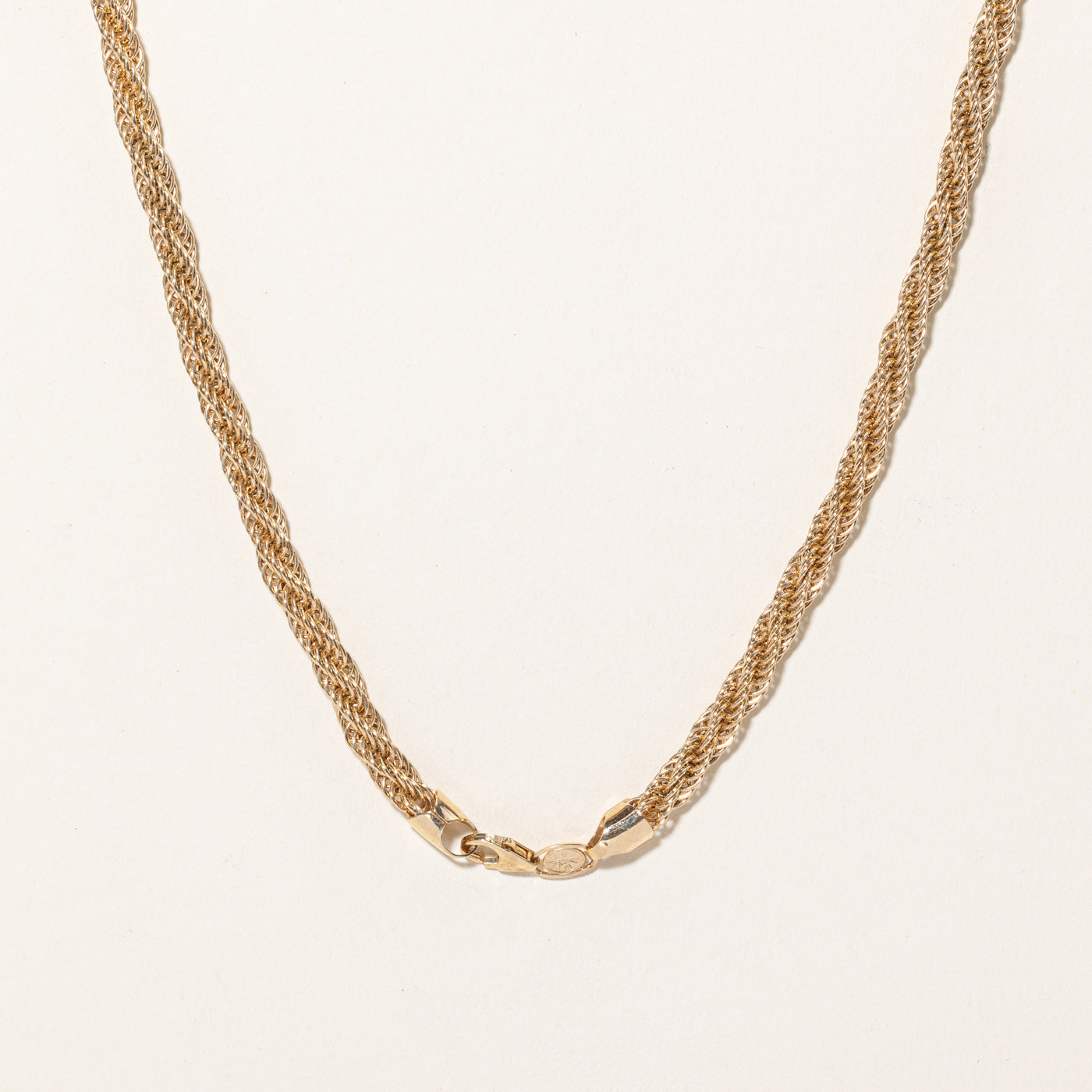 14k Yellow Gold Thick Rope Chain | 18