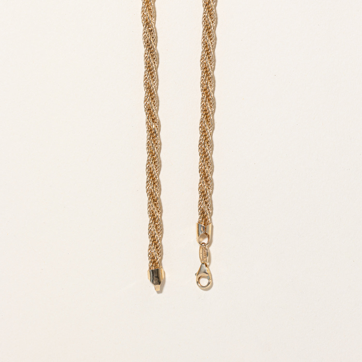 14k Yellow Gold Thick Rope Chain | 18