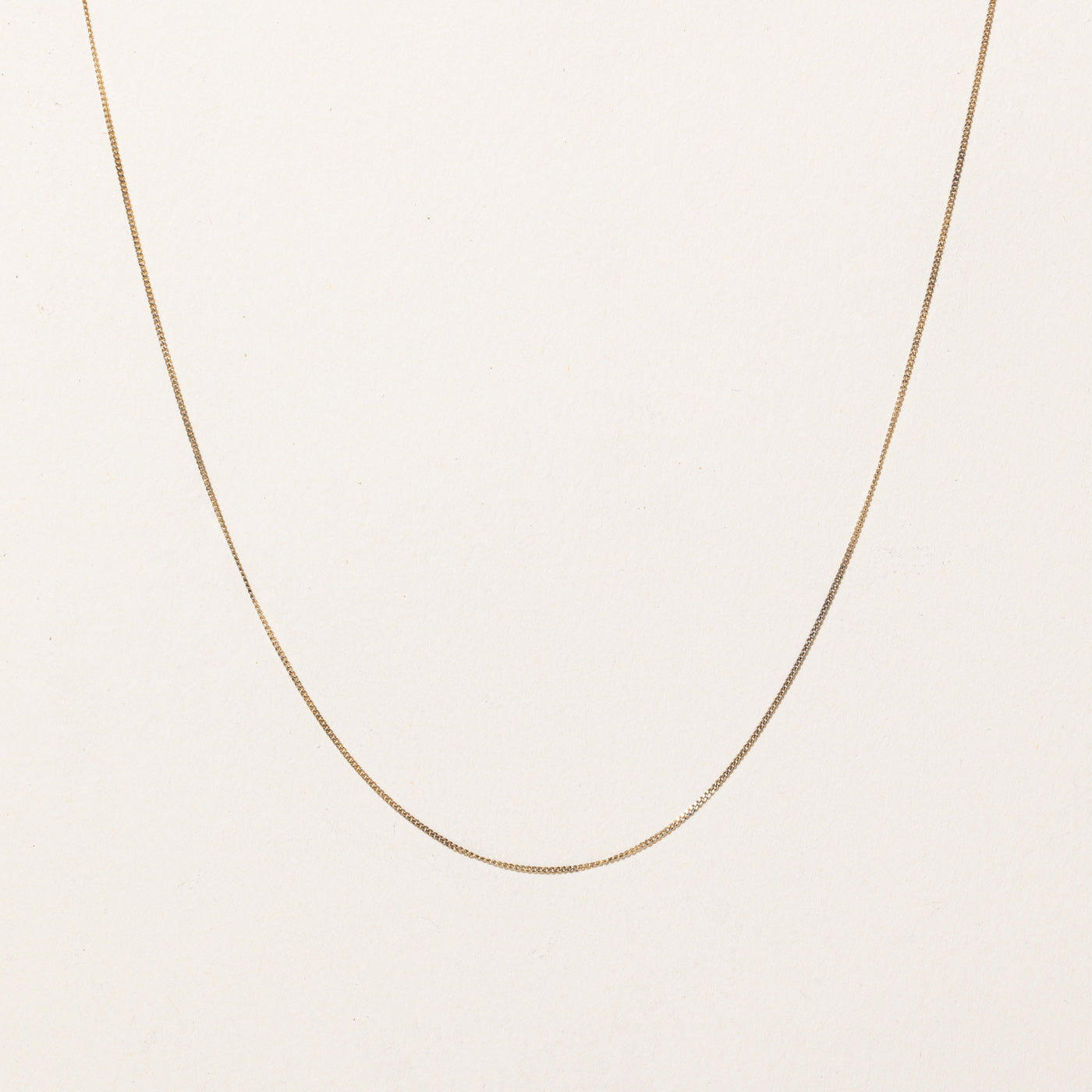 14k Yellow Gold Curb Link Chain | 18" |