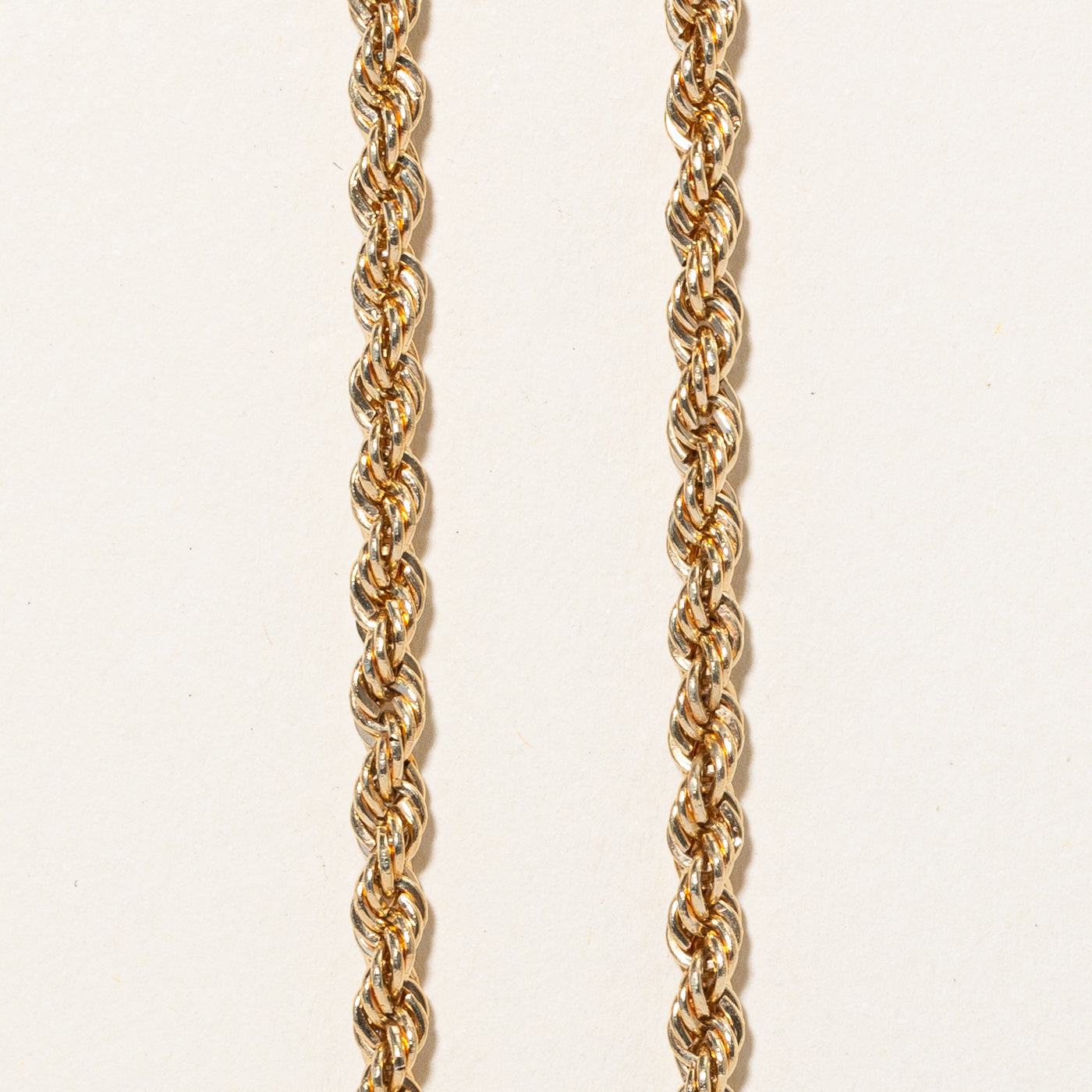 18k Yellow Gold Rope Chain | 20" |