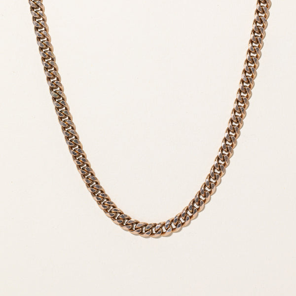 10k Yellow Gold Cuban Link Chain | 20