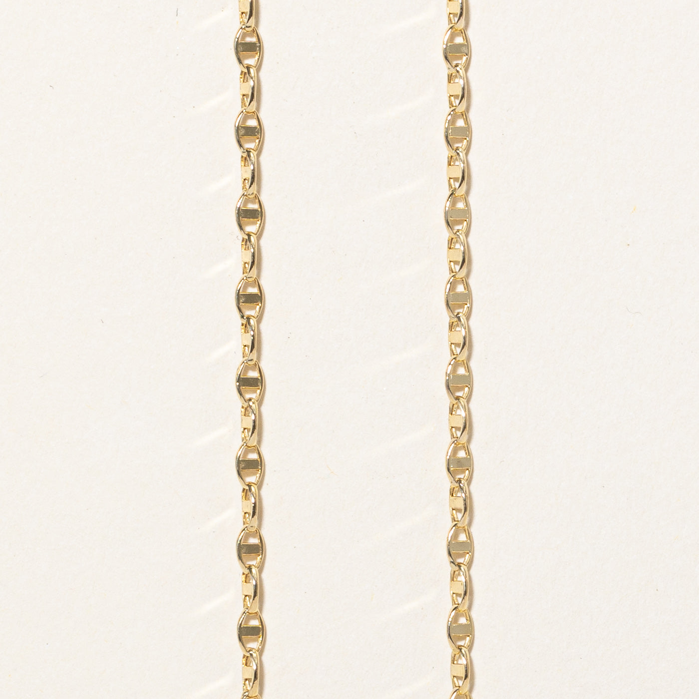 18k Yellow Gold Anchor Link Chain | 17" |