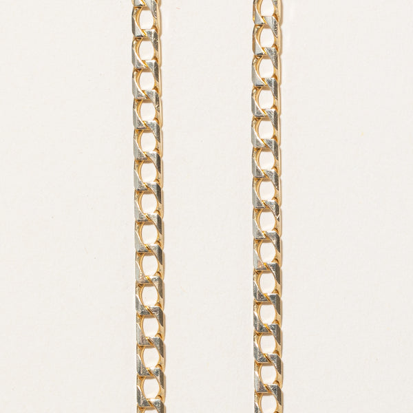 10k Yellow Gold Curb Link Chain | 25