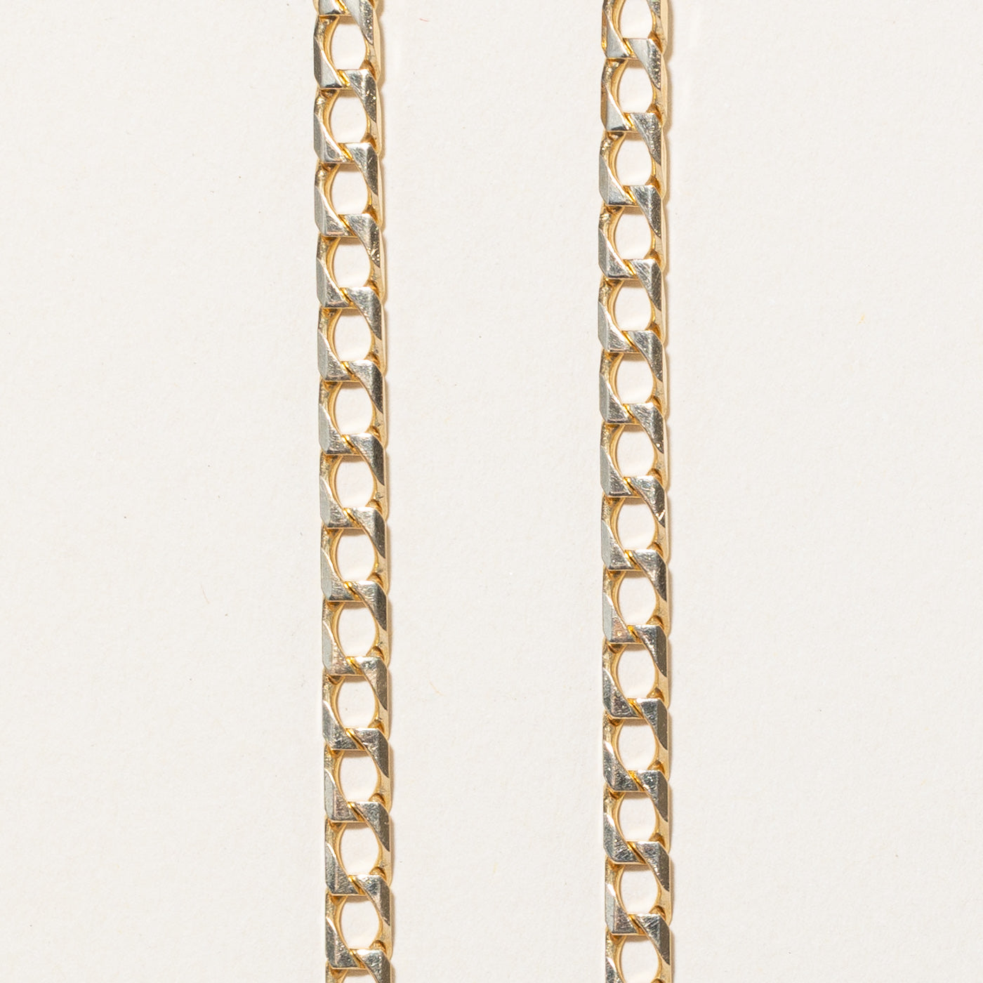 10k Yellow Gold Curb Link Chain | 25" |
