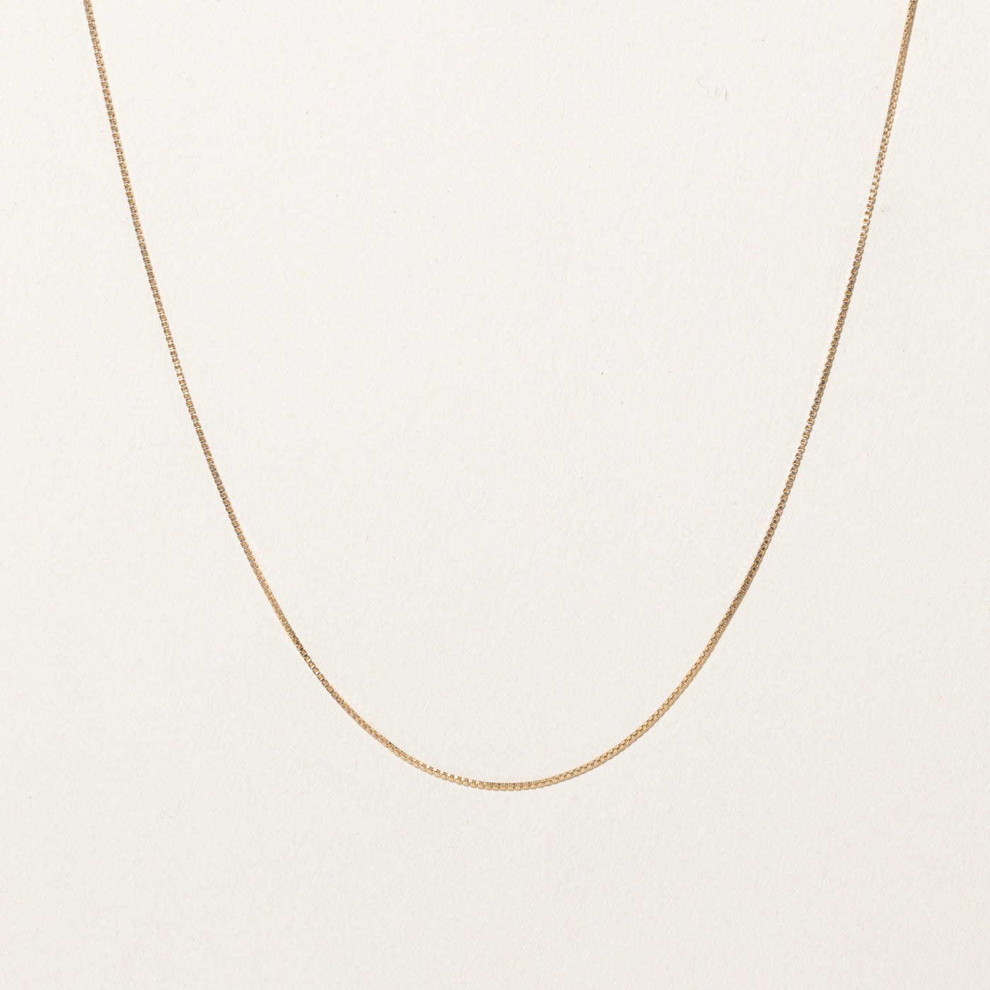 10k Yellow Gold Box Link Chain | 24" |