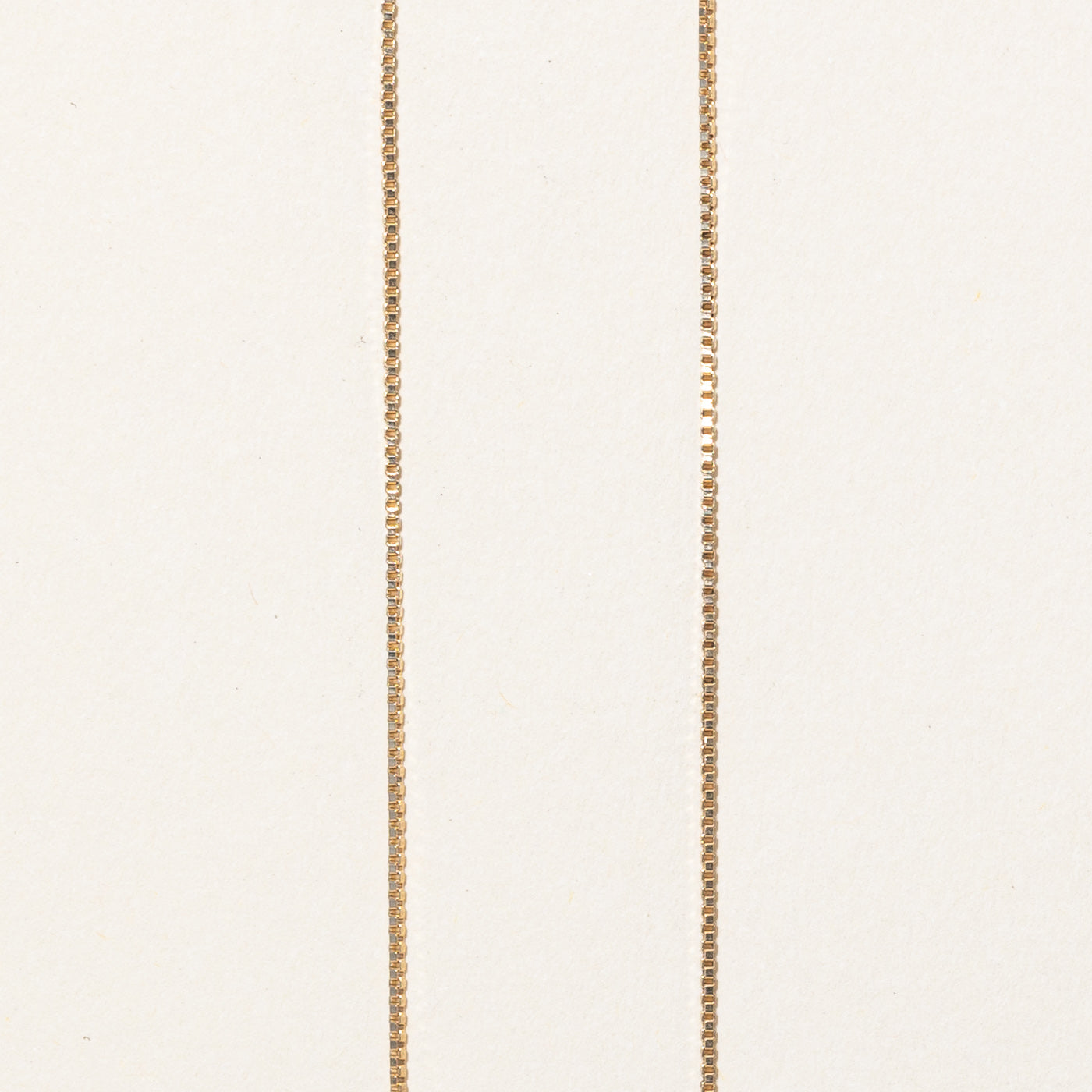10k Yellow Gold Box Link Chain | 24" |
