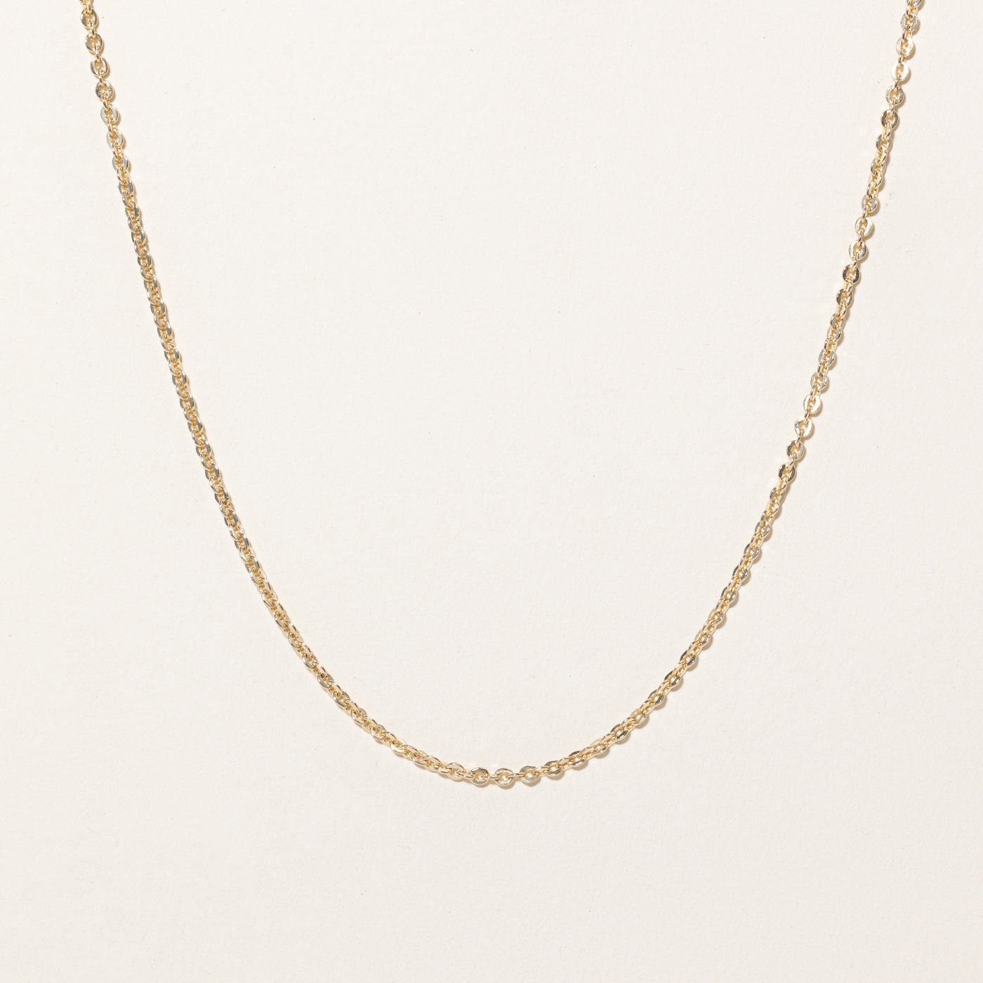 10k Yellow Gold Rolo Link Chain | 18" |